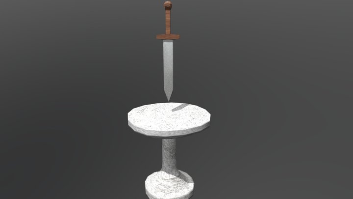 CGT 241 Final Sword 3D Model