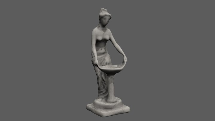 Woman Sculpture 3D Model