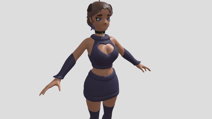Character Pacing And Talking On A Phone 3D Model