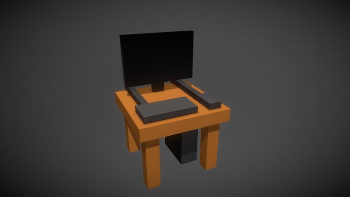 Computer OBJ test 3D Model