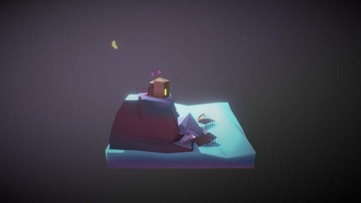 diorama cascade 3D Model