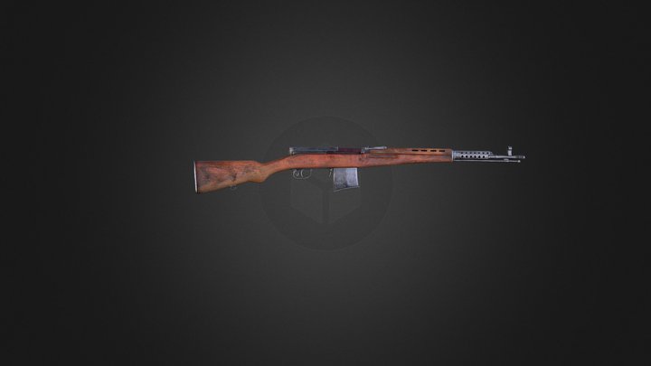 SVT-40 3D Model