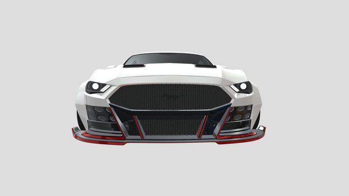 Ford Mustang GTR 3D Model