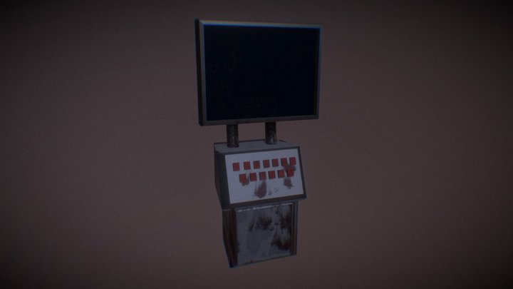 Laboratory wall pc 3D Model