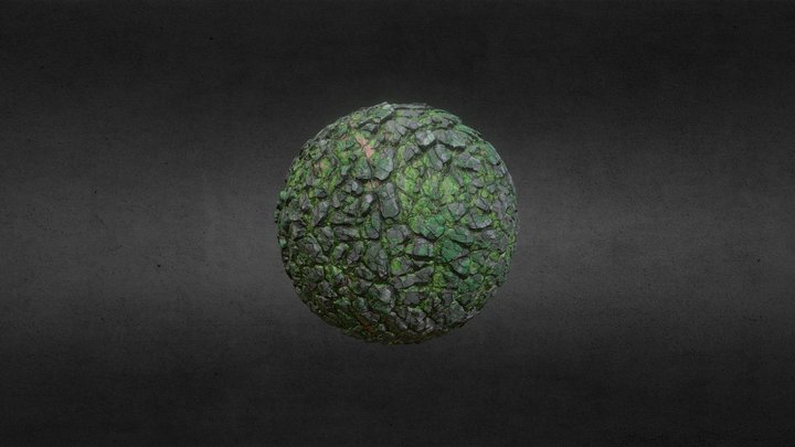 Borderlands Inspired Cobblestone Material 3D Model