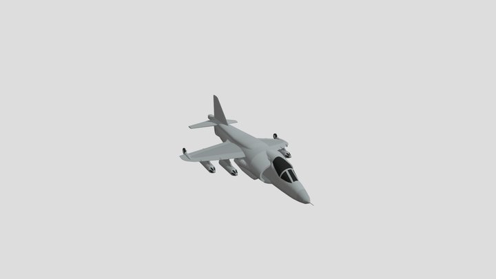 Hawker Siddeley Harrier 3D Model