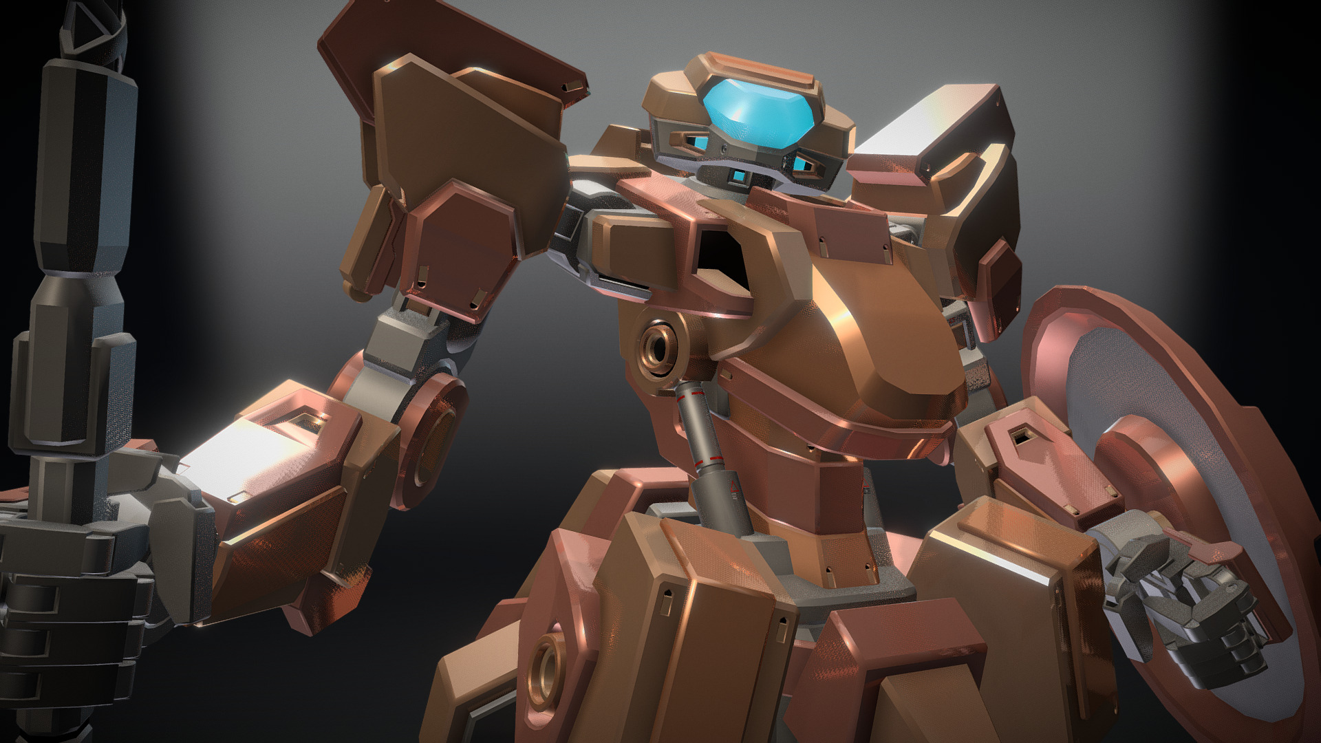 Mecha - Armatus Ortus - 3d Model By Arcwalde [aa60f2f] - Sketchfab