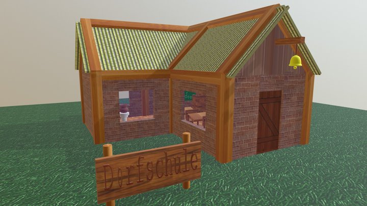 Virtuelle Dorfschule 1997 3D Model