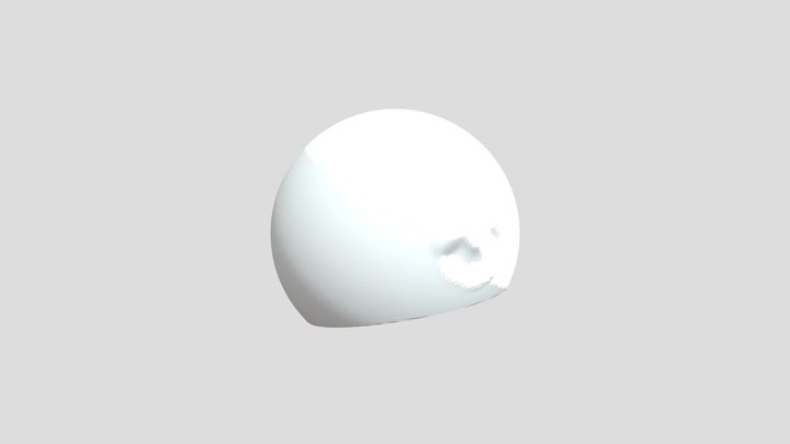 pink slime no color 3D Model