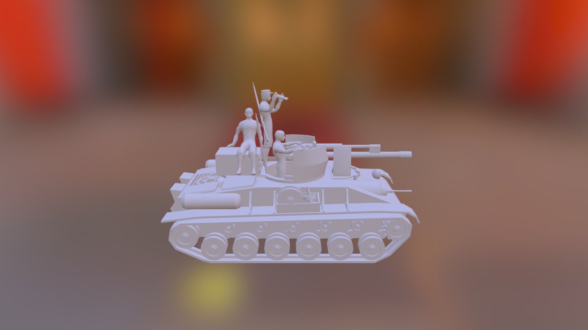 Moments Before Battle - TKK-11B SPG