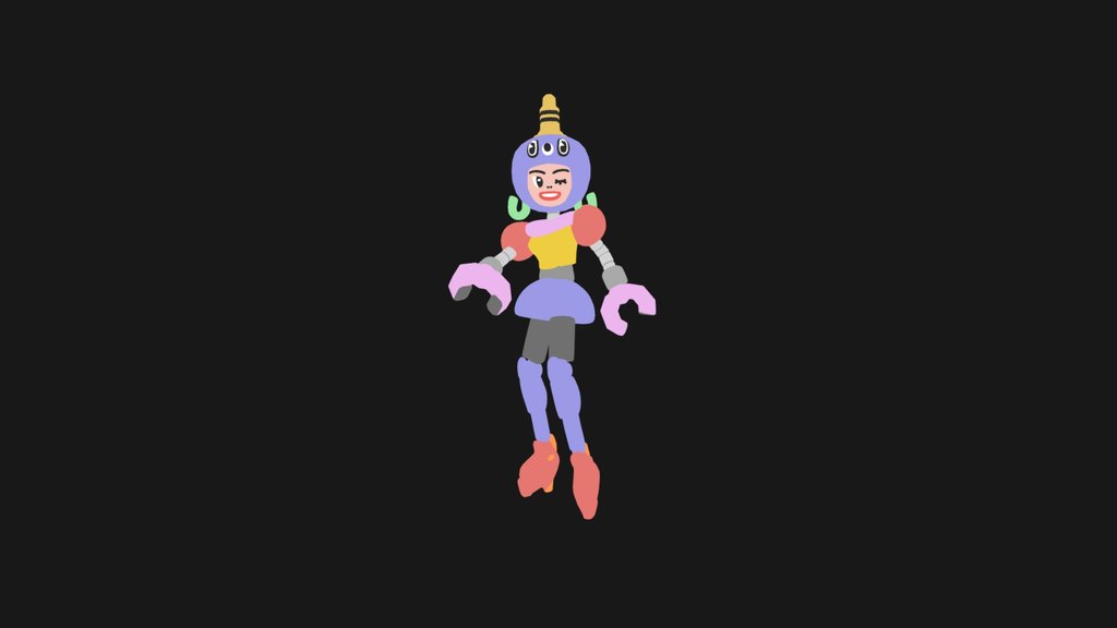 DDR Inspired – Robot Girl (Animated)