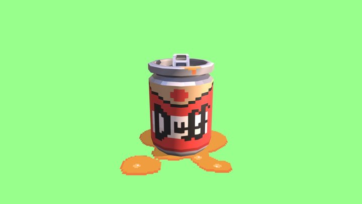 Duff Beer 3D Model