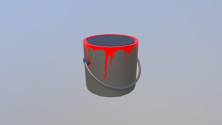 Paint Can - Creative Futures: Pro Practioner 3D Model