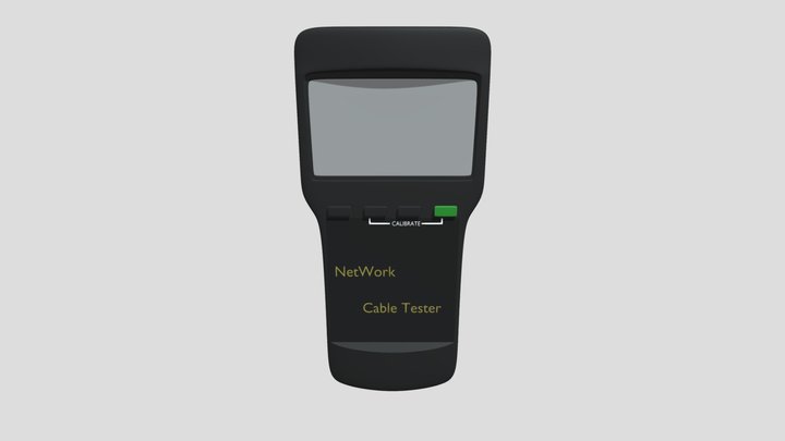 Tester de continuidad de cable de red 3D Model