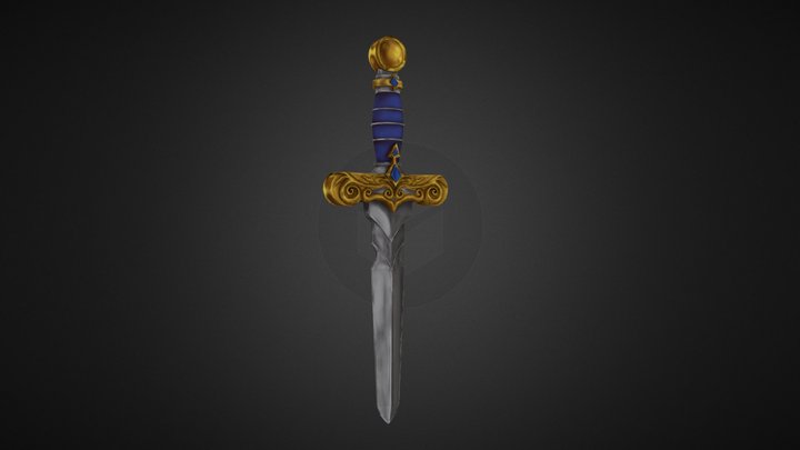 [Student Work]  The Dagger 3D Model