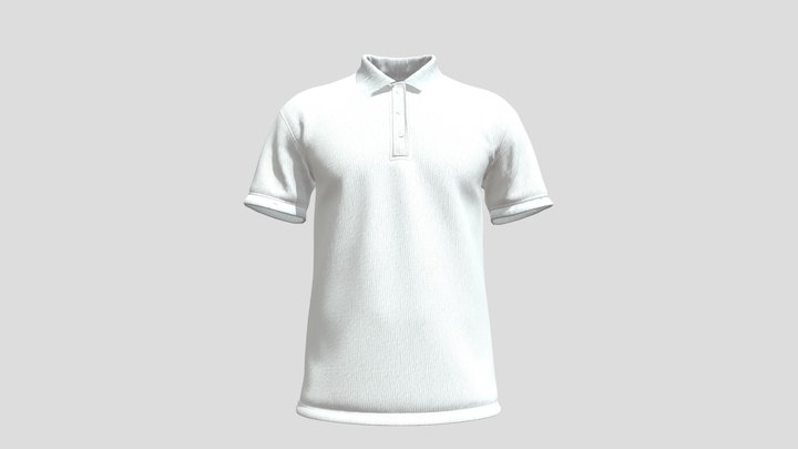 T shirt polo 3D Model