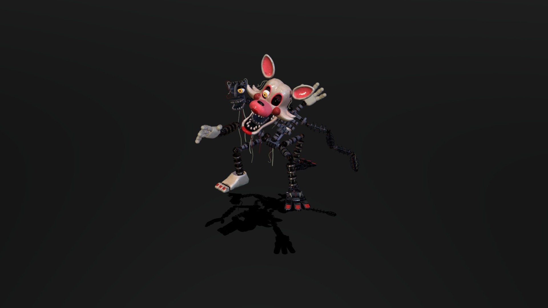 Mangle - FNaF AR: Special Delivery - Download Free 3D model by Priorities  (@Priorities) [2a377e5]