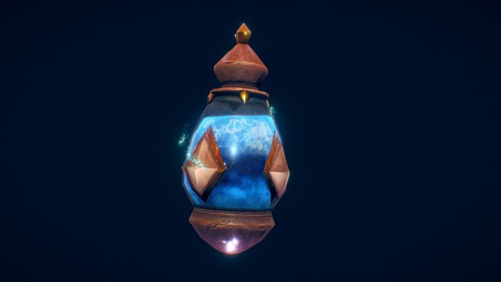Stylized Magic Potion 3D Model