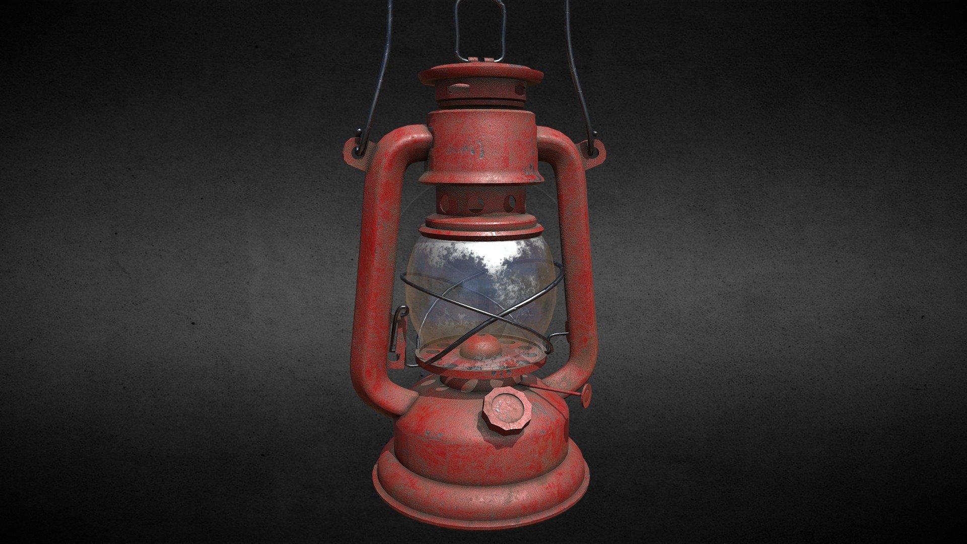 3D Kerosene Lamp PBR Game Ready model - TurboSquid 1763738