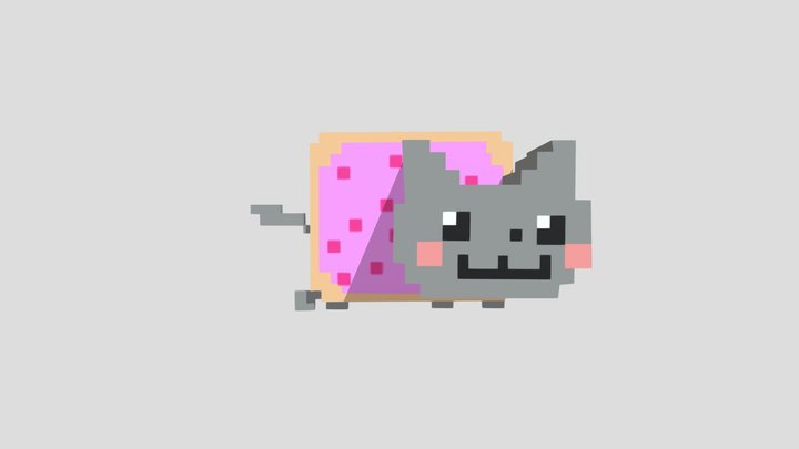 Nyan Cat 3D Model
