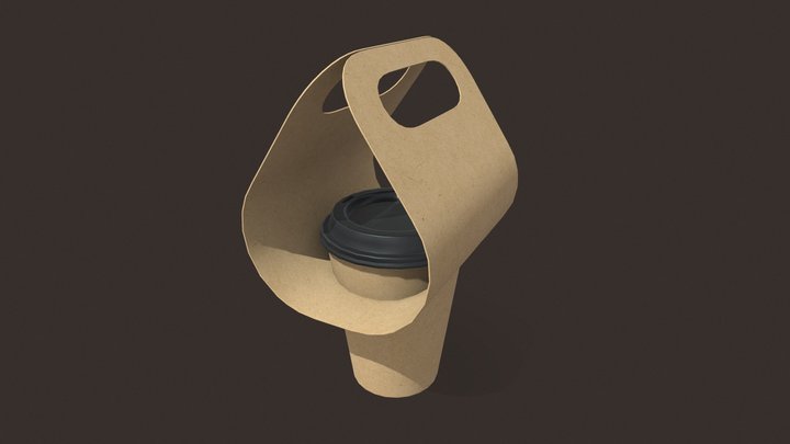 Coffee cup holder 3D Model