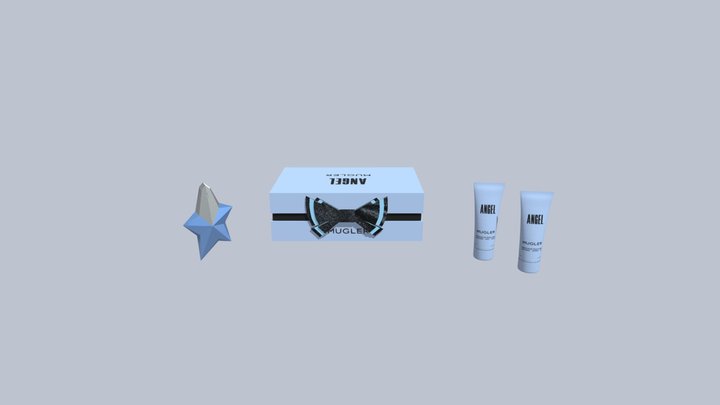 Coffert Angel Mugler - Fermer 3D Model