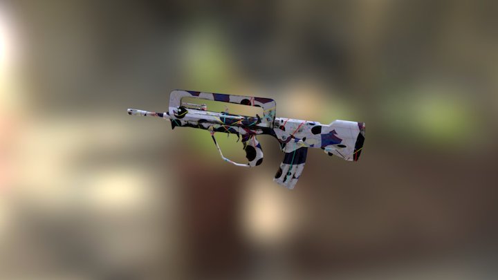FAMAS | Dalmatian 3D Model