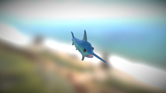 Swordfish Spear 3D Model