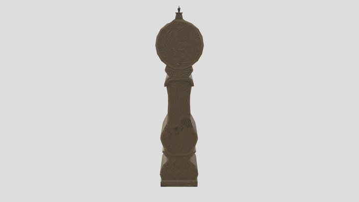 GrandFatherClock 3D Model