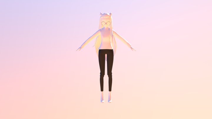 Lil Demon Gal 3D Model