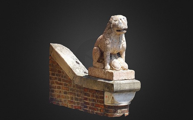 Leoncino piazza cavour 3D Model