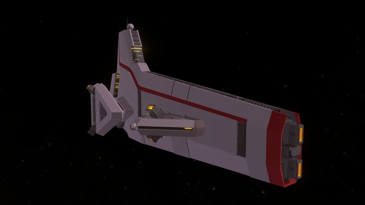 Space cargo S-24 3D Model