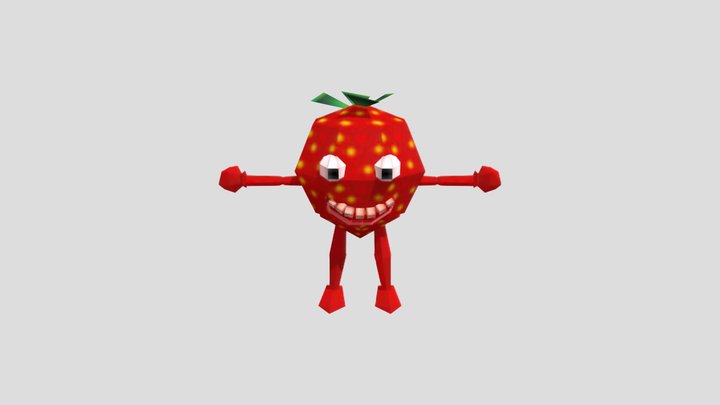 SAMMY THE STRAWBERRY 3D Model