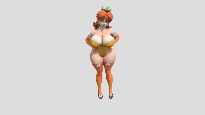 Princess Daisy – Modello 3D gratuito STL