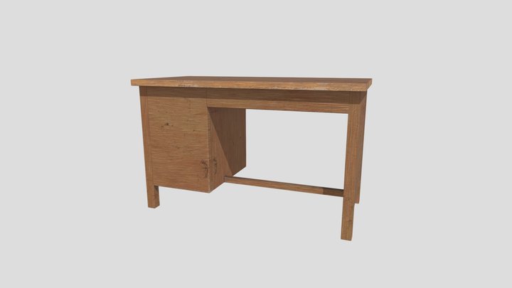 Teacher Desk 3D Model