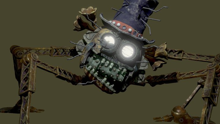 Fnaf SOTM Busted Big Top – Free 3D Model STL