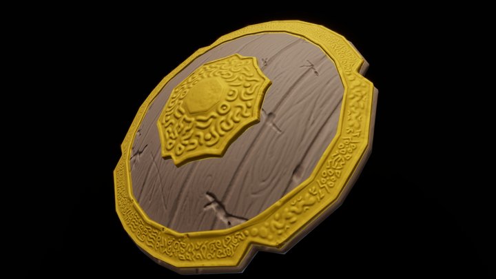 The First Shield 3D Model