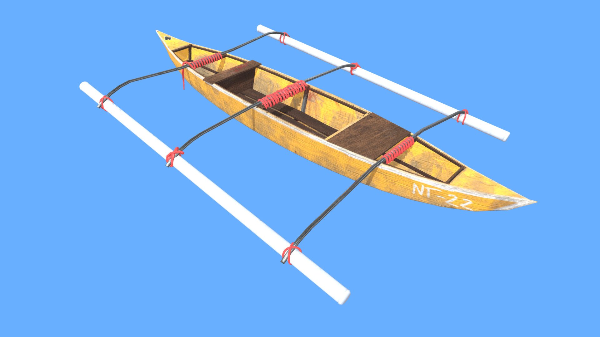 ZNT-22 offshore fishing boat (filipino style) - Download Free 3D