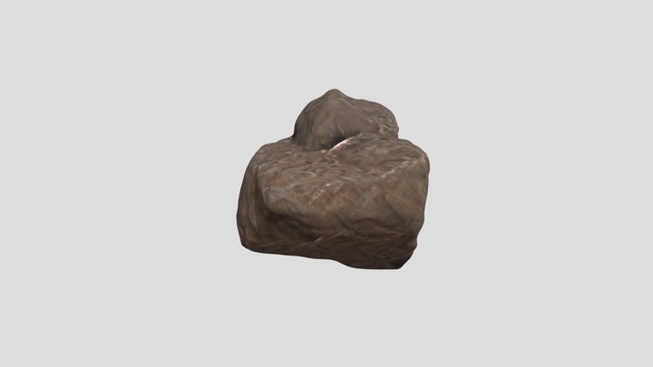 Wild Desert Rock 3D Model