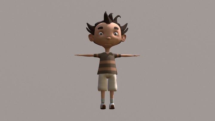 character modeling the son 3D Model