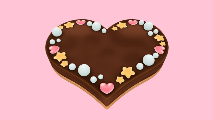 Heart Ganache Redesign | Cooking Mama Lets Cook – Modello 3D gratuito STL