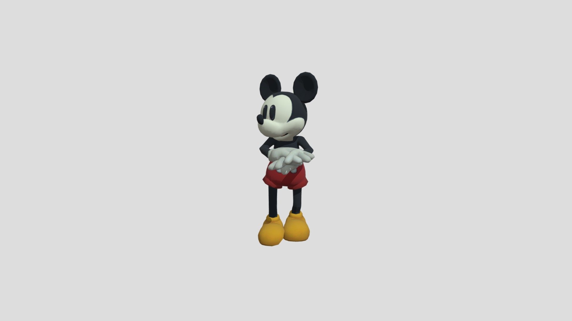 Mickey Mouse Dancing 18 - Download Free 3d Model By Renato Solar Gomez 