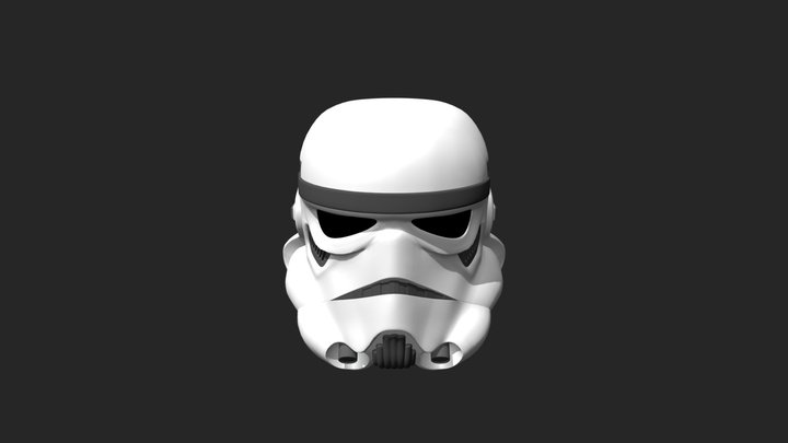Stormtrooper helmet 3D Model