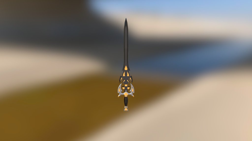 Low Poly Holy Sword