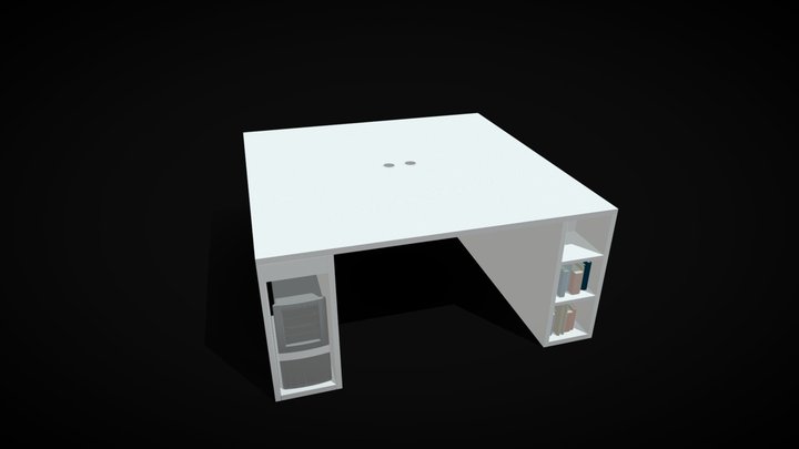 Mueble Estudio 3D Model
