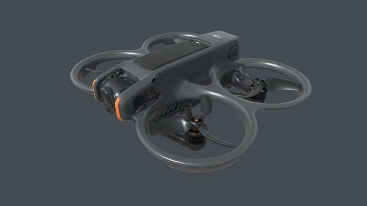 DJI Avata 2 2024 Drone 3D Model