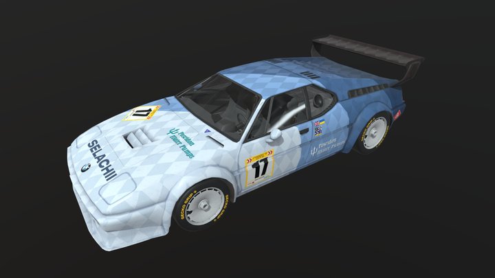BMW M1 ProCar "Selachii" 3D Model