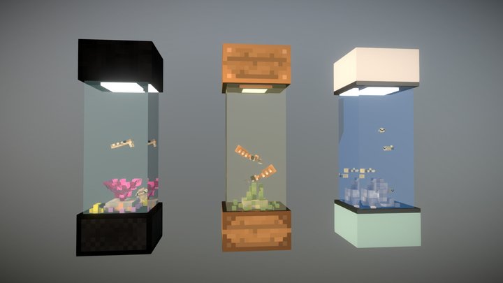 Prehistoric Fish Tanks 3D Model