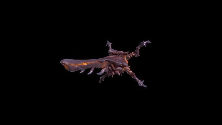 Insectoid Guardian 3D Model
