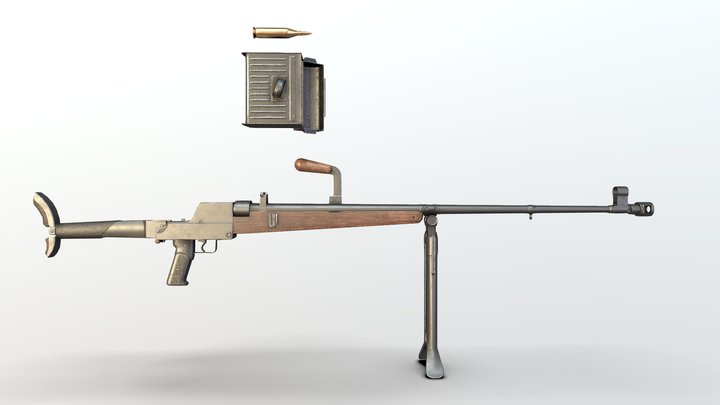 PZB 39 anti tank rifle 3D Model